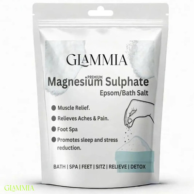 GLAMMIA Epsom Salt | Energizing Soak To Boost Muscle Energy(200 g)