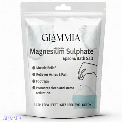 GLAMMIA Epsom Salt | Muscle Relaxation For Comfort And Care(200 g)