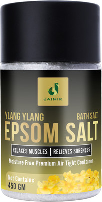 JAINIK Ylang Ylang Magnesium Sulphate With No Artificial Color, Bath Salt, Foot(450 g)
