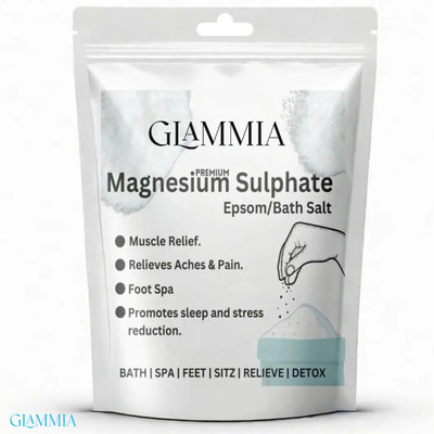 GLAMMIA Epsom Salt | Pain Relief To Refresh Body(200 g)