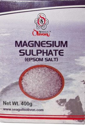 Seagulls Olivon Magnesium Sulphate (Epsom Salt), For Relaxation, Fertilizer for Plants(400 g)