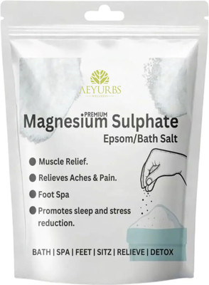 AEYURBS Epsom Salt | For Everyday Muscle And Skin Comfort And Recovery Therapy(200 g)