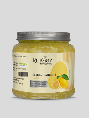 RUBAAZ Crystal Bath Salt Lemon(1000 g)