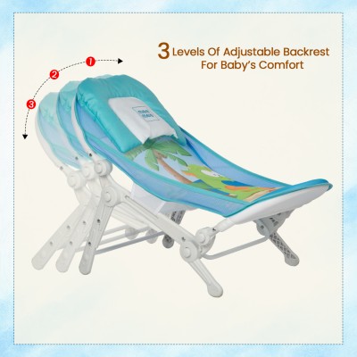 MeeMee Advanced Anti-Skid Baby Bath Seat(Blue)