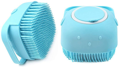 Anderson Soft Silicone Bath Brush With Hooks, Skin Scrubber Can Fill Shampoo DF-08