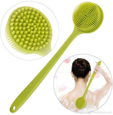 Vaisag House Soft Comfortable Bristles Long Handle, Dry Brushing Back Scrubber for Shower