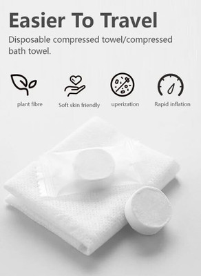 Shreejee Compressed Magic Tablet Towel Expandable to Full SizePOCkTowX6.02