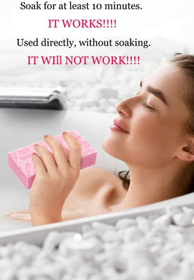 SK Creation Double Sided Silicone Body Bath Belt/Exfoliating Shower Scrubber BeltX1.1502
