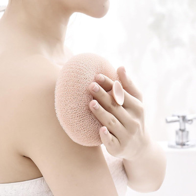SHARUJA Exfoliating Bath Shower Scrub Sponge For Body Mud & Dirt Remover
