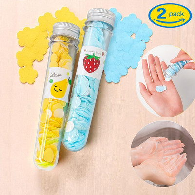 SoapFresh Portable Pocket Paper Soap – Travel Hand Wash Sheets for Hygiene