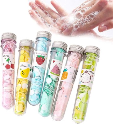 TOYVISION Travel Soft Paper Soap Flower Design Tube Shape Bottle