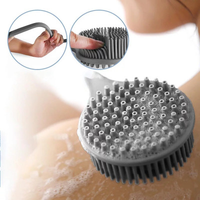 Vaisag House Back Brush Long Handle for Shower with Soft Bristles, Back Scrubber shower brush