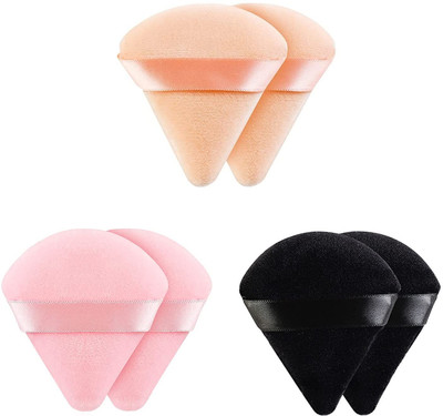 Cossess pack of 6 Triangle Makeup Puff Powder Puff Face Sponge