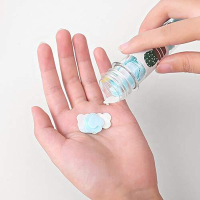 ND BROTHERS Design Tube Shape Bottle Paper Soap Clean Soft Bath For Travel, Pack Of 3, ND24(3 x 0.67 g)