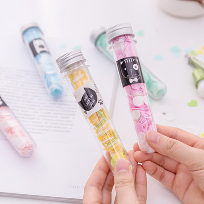 JM SELLER Travel Soft Paper Soap Flower Design Tube Shape Bottle -2PCS