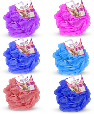 Swiss Connection Shower Loofahs Pouf Ball Nature Eco-friendly Loofah/Loofa/Mesh Bath and Shower