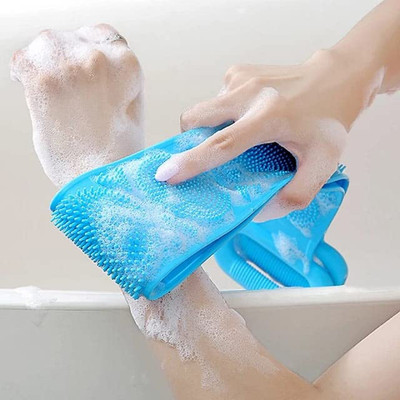 Onlinch Bath Sponge Round Loofah (Pack of 1) Multicolor