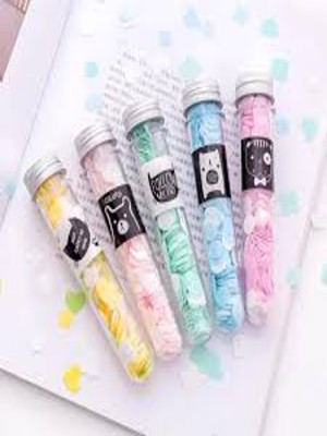 WebDealz Pack of 5 Travel Soft Paper Soap Flower Design Tube Shape Bottle x5.04