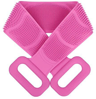 riyafitness Silicon Shower Bath Belt, Body Wash Silicone Body Scrubber Belt Double Side