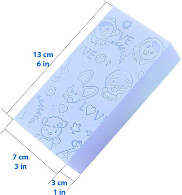 AARADHYAM Ultra Soft Scrubber Bathing Exfoliating, Dead Skin Remover Sponge