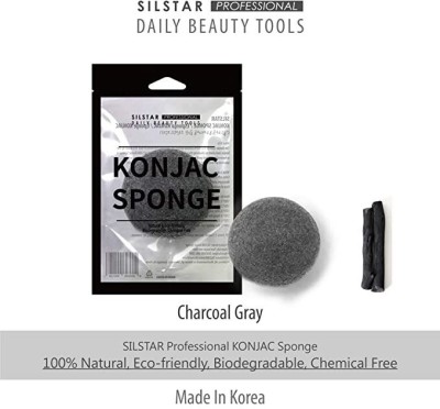 silstar professional KONJAC Sponge Facial Sponge Bath Sponge Amazing Cleansing for Dry