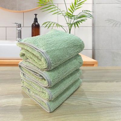 LABHAM Microfiber 450 GSM Hand Towel(Pack of 4)