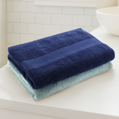 Nebula Cotton 500 GSM Bath Towel Set(Pack of 2)