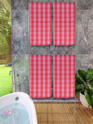 athom TRENDZ Cotton 250 GSM Bath Gamcha Set(Pack of 4)