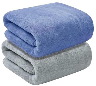 MAXOSHINE Microfiber 350 GSM Bath Towel Set(Pack of 2)