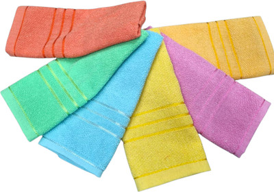 Aceplus Terry Cotton 350 GSM Hair, Beach, Sport, Face, Hand Towel(Pack of 6)