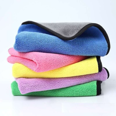 Shreejee Pack of 2 Cleaning Towel Wet and Dry Microfiber Cleaning Cloth