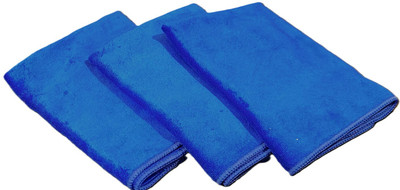 ZEDFIBER Microfiber 350 GSM Sport, Beach, Face, Hand Towel Set(Pack of 3)