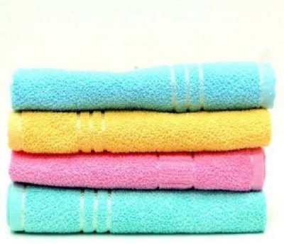 shree shyam veg enterprises Cotton 280 GSM Hand Towel Set(Pack of 4)