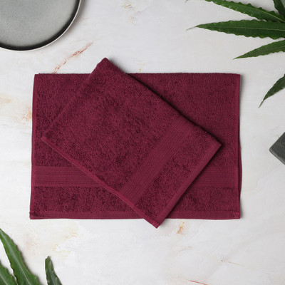 SPACES Cotton 400 GSM Hand Towel Set(Pack of 2)