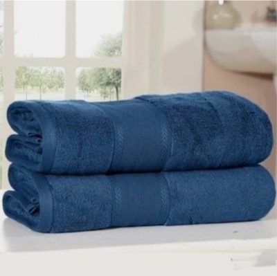 WINSTON HOME Cotton 480 GSM Bath, Hand Towel Set(Pack of 2)