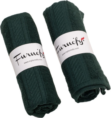 Furnofy Cotton 450 GSM Hand Towel Set(Pack of 2)