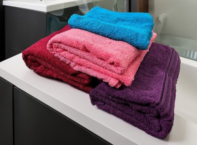 FinesseDecor Cotton 400 GSM Bath, Beach, Face, Hair, Sport Towel Set(Pack of 4)