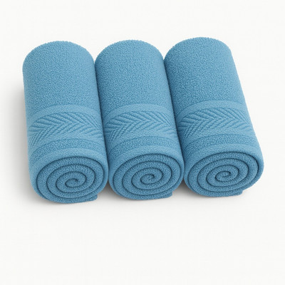 Dollar Cotton 450 GSM Hand Towel Set(Pack of 3)