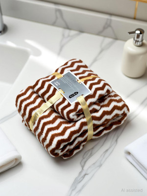 OneWish Microfiber 300 GSM Bath, Face Towel Set