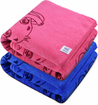 IOTA Microfiber 350 GSM Bath Towel(Pack of 2)