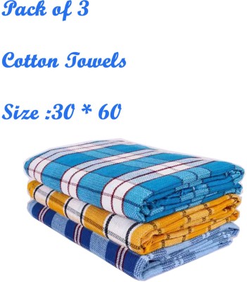 Bestlife Cotton 300 GSM Bath, Face Towel Set(Pack of 3)