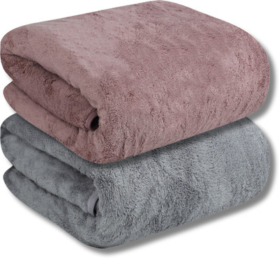Fezora Microfiber 500 GSM Bath Towel(Pack of 2)