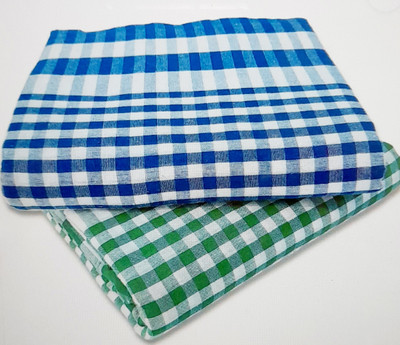 rdassociates Cotton 150 GSM Bath, Beach, Face, Hair, Hand, Sport Gamcha(Pack of 2)