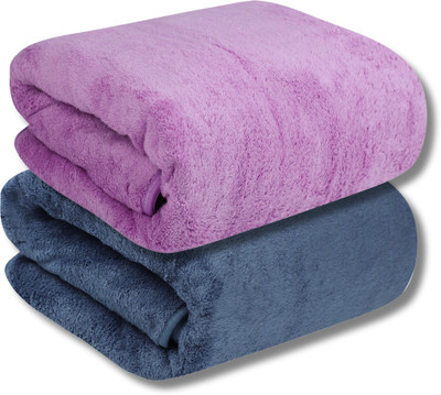 Fezora Microfiber 500 GSM Bath Towel(Pack of 2)