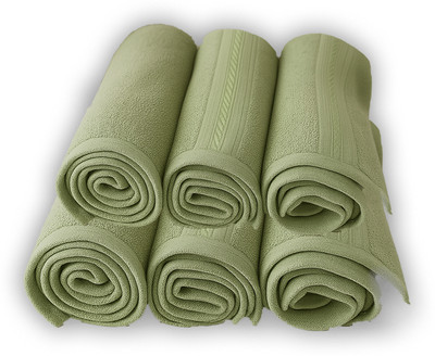 Dollar Cotton 450 GSM Hand Towel Set(Pack of 6)