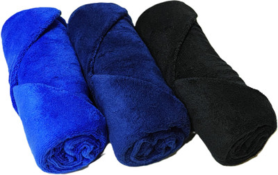 ZEDFIBER Microfiber 420 GSM Hand, Face, Hair, Beach, Sport Towel Set(Pack of 3)
