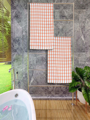 Athom Living Cotton 250 GSM Bath Gamcha Set(Pack of 2)