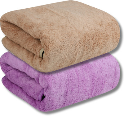 Fezora Microfiber 500 GSM Bath, Beach, Sport Towel(Pack of 2)