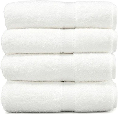 D R Retail Terry Cotton 400 GSM Bath Towel Set(Pack of 4)