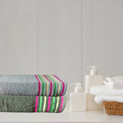 Home Elite Cotton 400 GSM Bath Towel Set(Pack of 2)